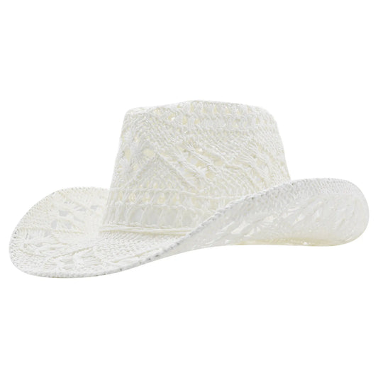 Western Straw Hat For Women Men Handmade