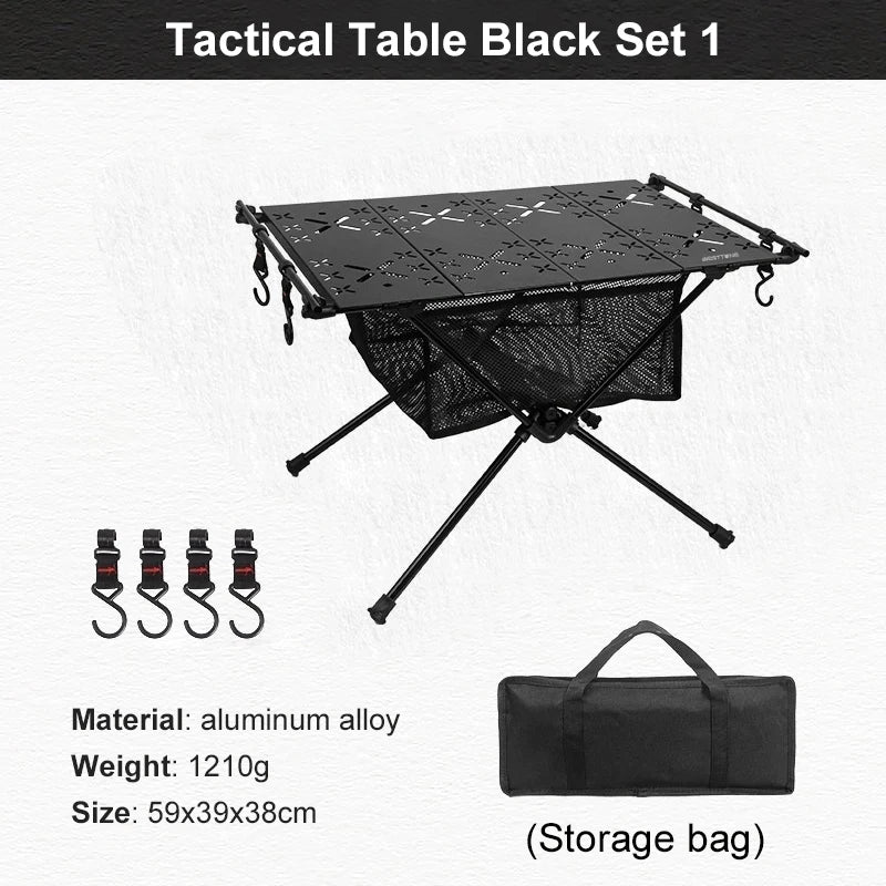 Folding Camping Table Aluminum Lightweight Portable Table
