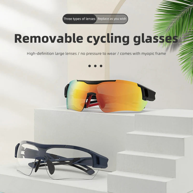 ROCKBROS Polarized Cycling Glasses Men Sports Sunglasses