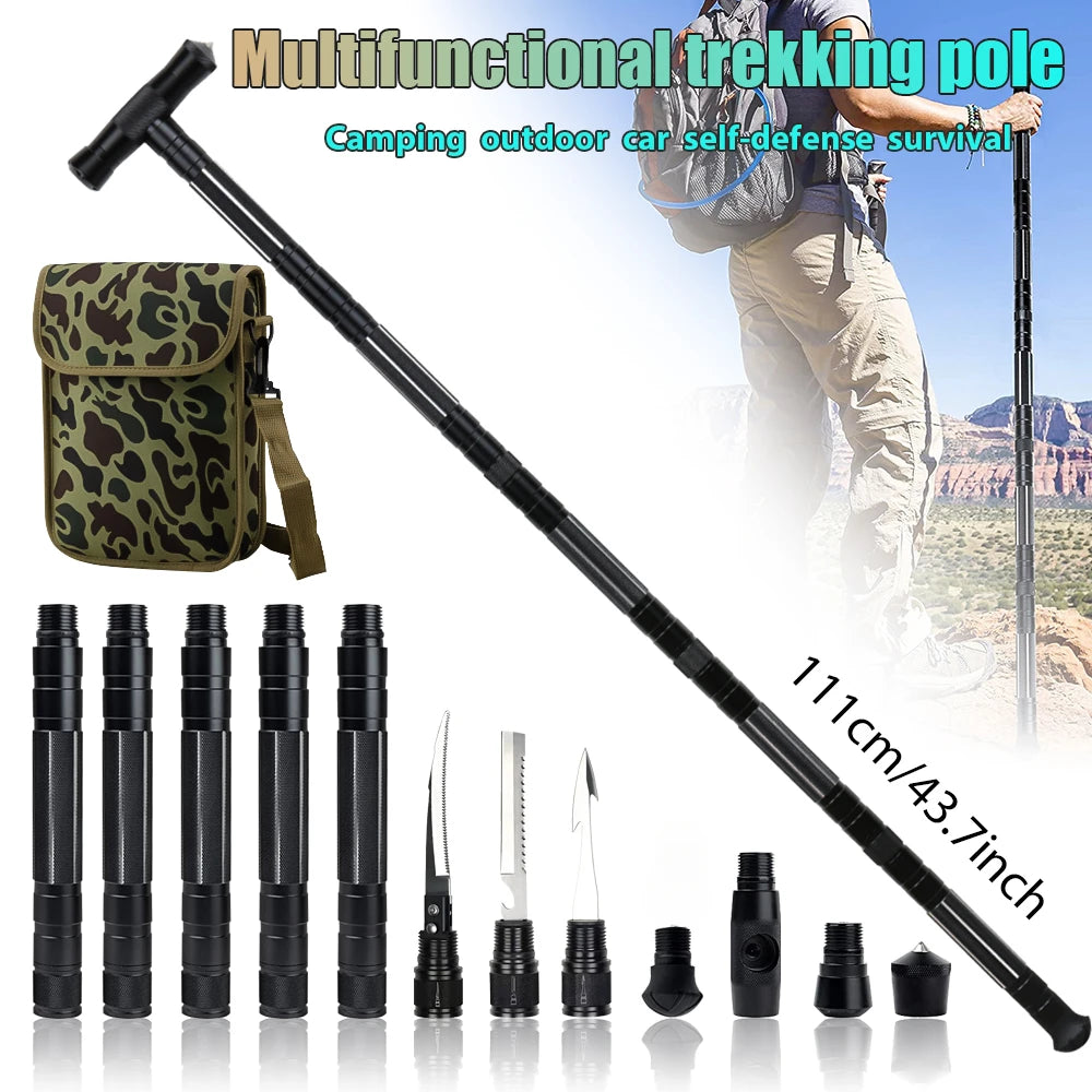Multi Mountaineering Stick, T-shaped Outdoor Climbing Tool