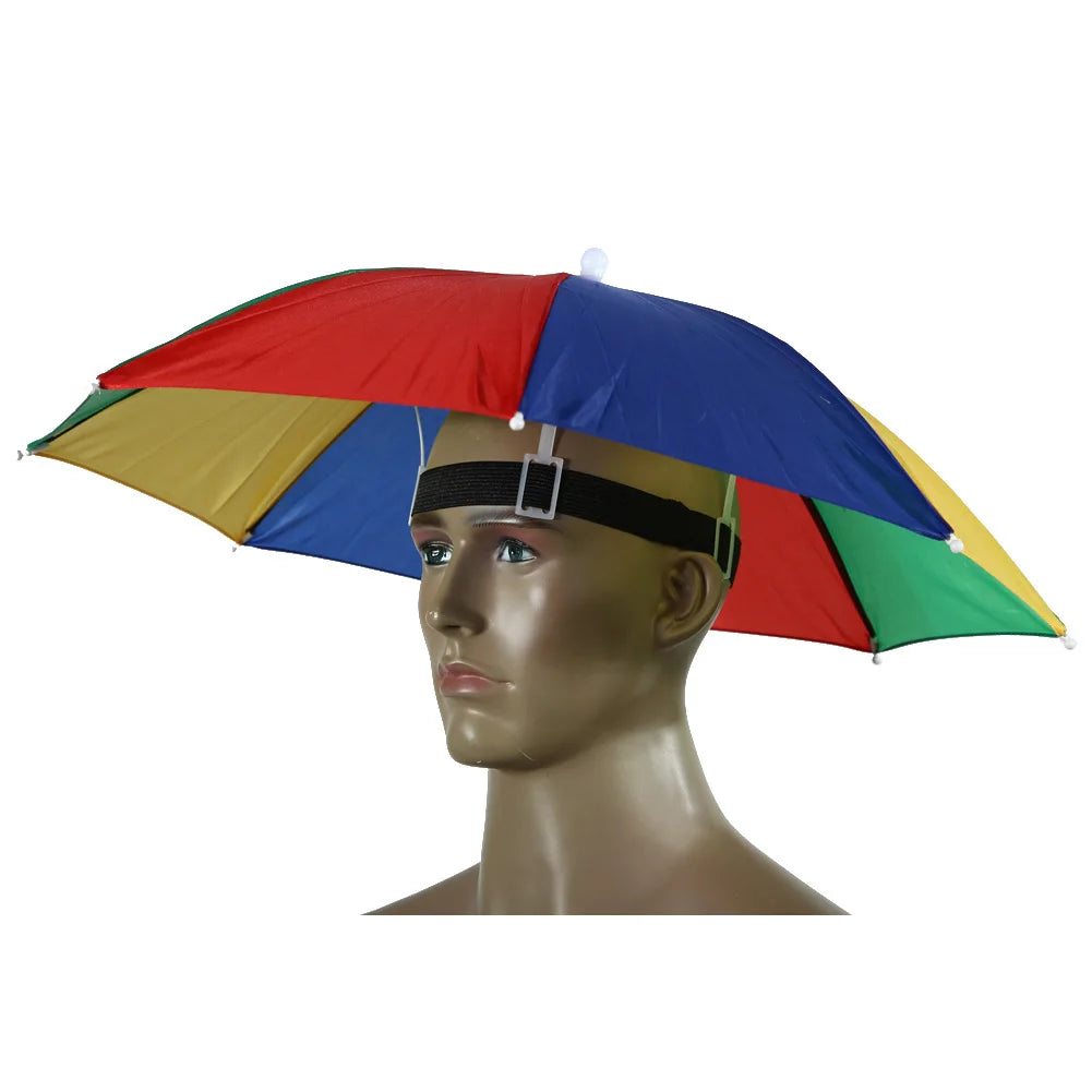 Umbrella Hat Sunscreen Universal Headwear UV Protection