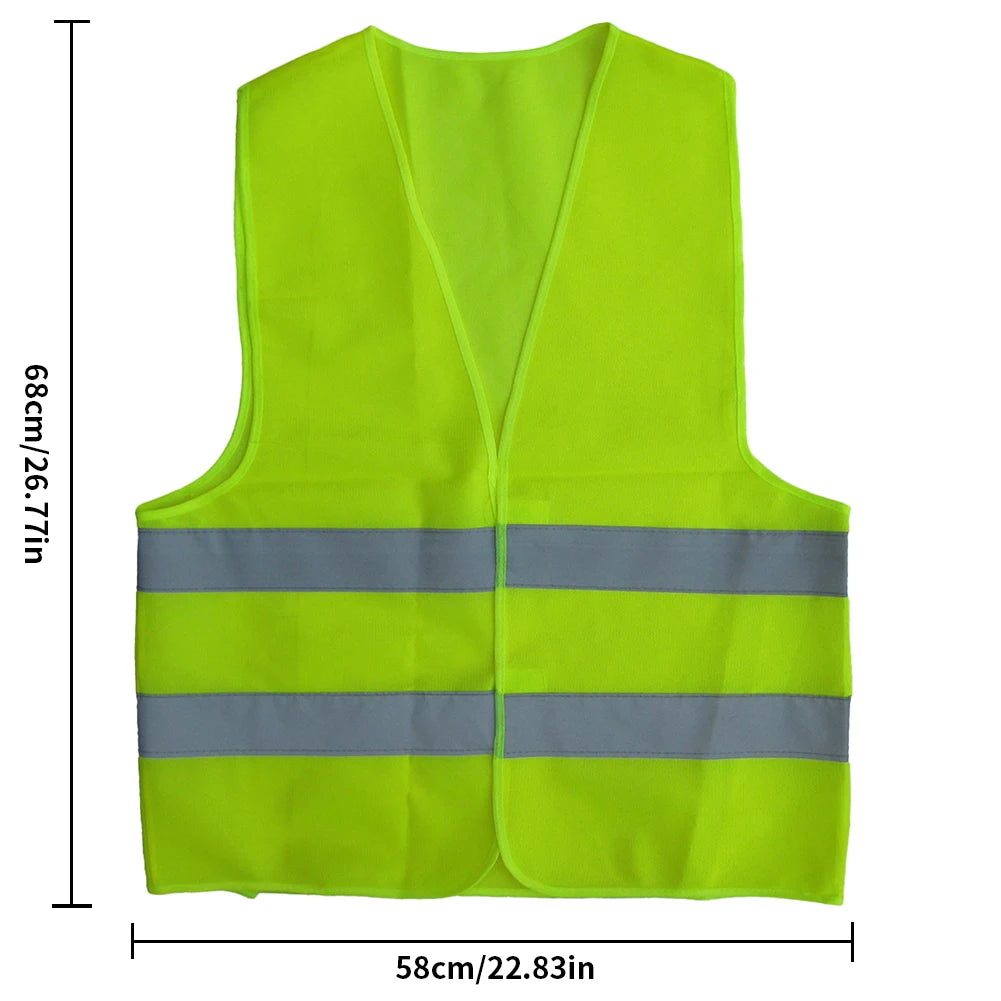 Reflective Safety Vest High Visibility Work Security