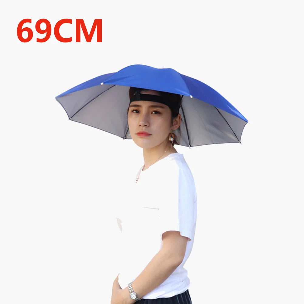 Outdoor Caps Umbrella Hat Foldable Sunshade Headwear