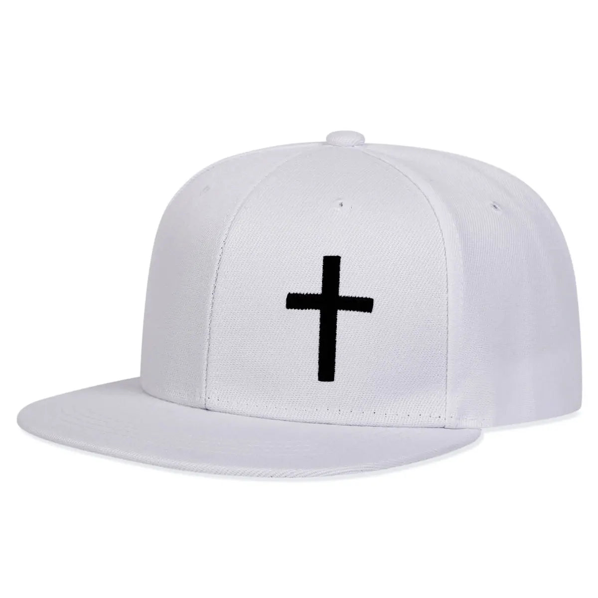Cross Embroidery Hip Hop Hat Outdoor Adjustable