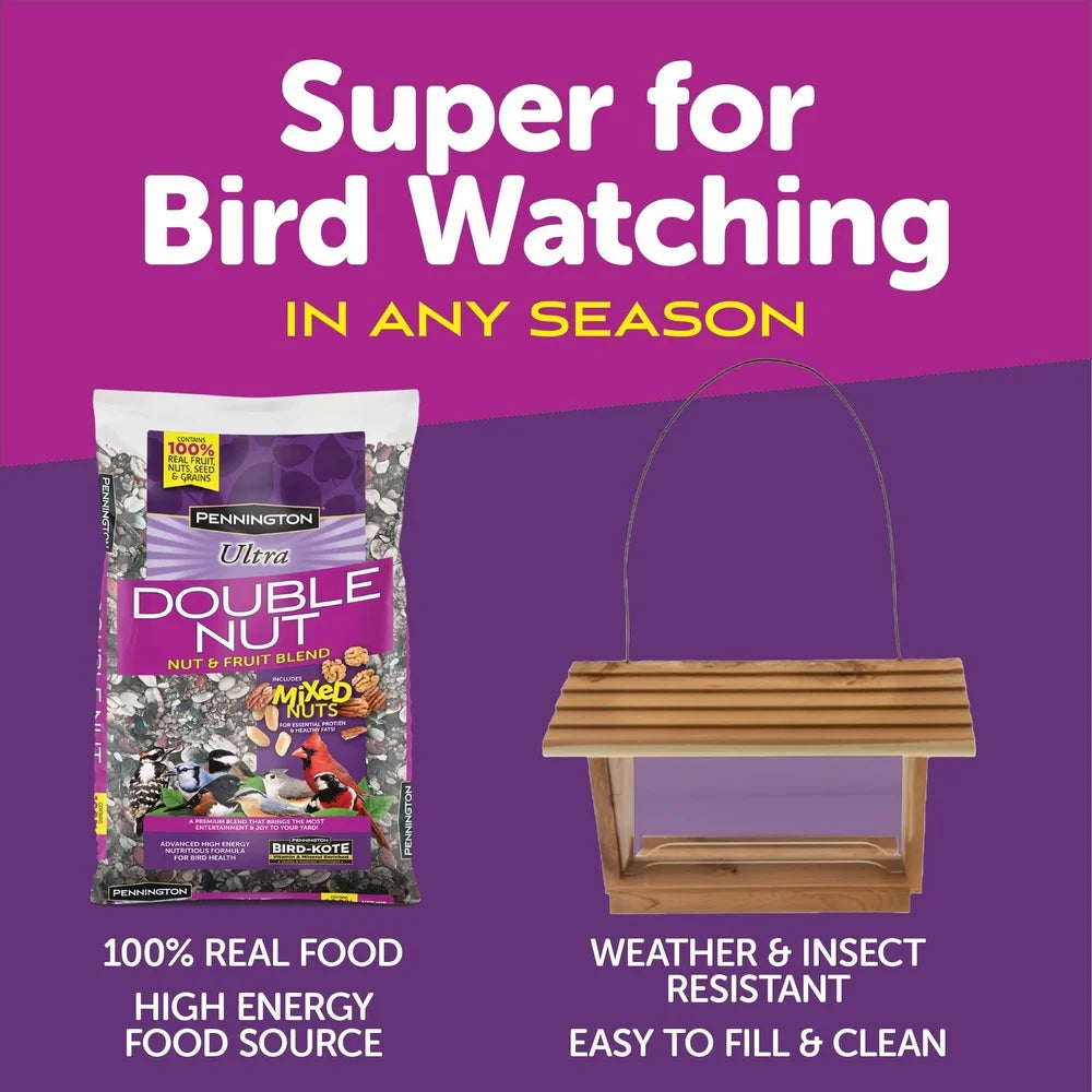 Bird Starter Kit, Feeder, Fruit, and Nuts