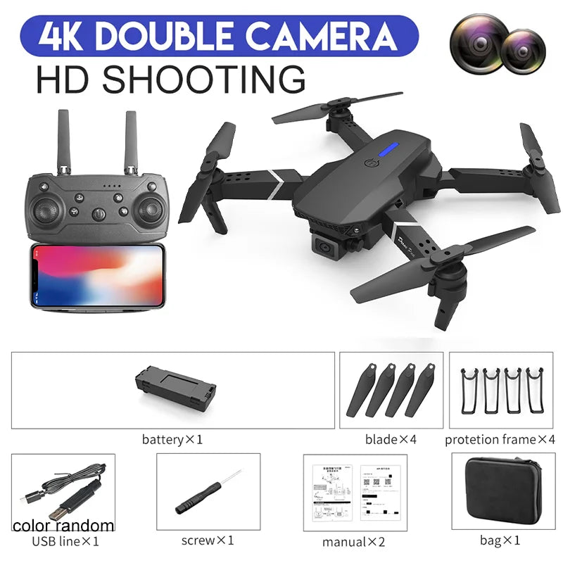 E88Pro Drone Professinal 1080P HD Camera Foldable