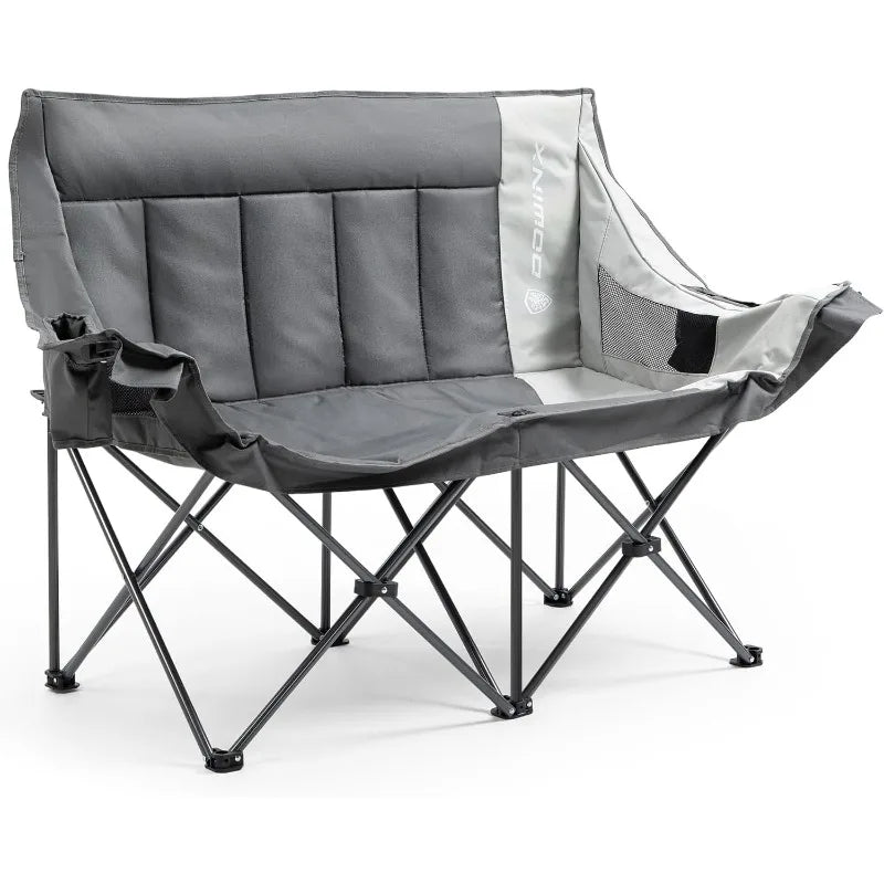 Double Chair Loveseat, Padded Seats, Armrests, Pockets,