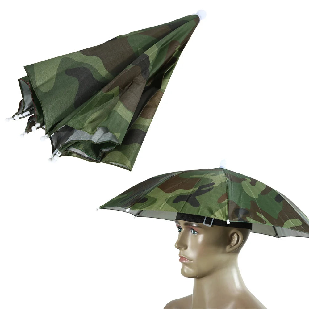 Umbrella Hat Sunscreen Universal Headwear UV Protection
