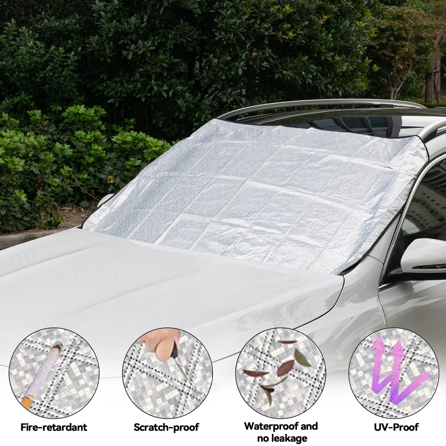 Windshield Snow, Frost, Ice, Sun, Heat Shield