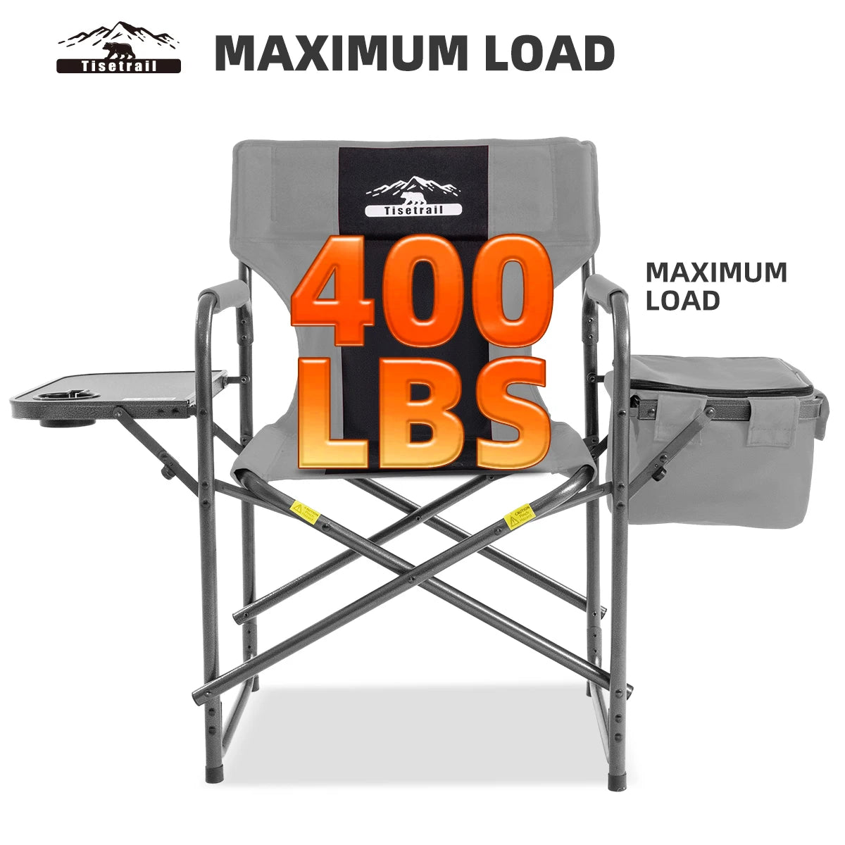 Director's Chair with Cooler Bag, Side Tray