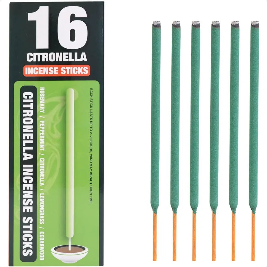 Outdoor Citronella Incense Sticks 2.5 Hour Protection