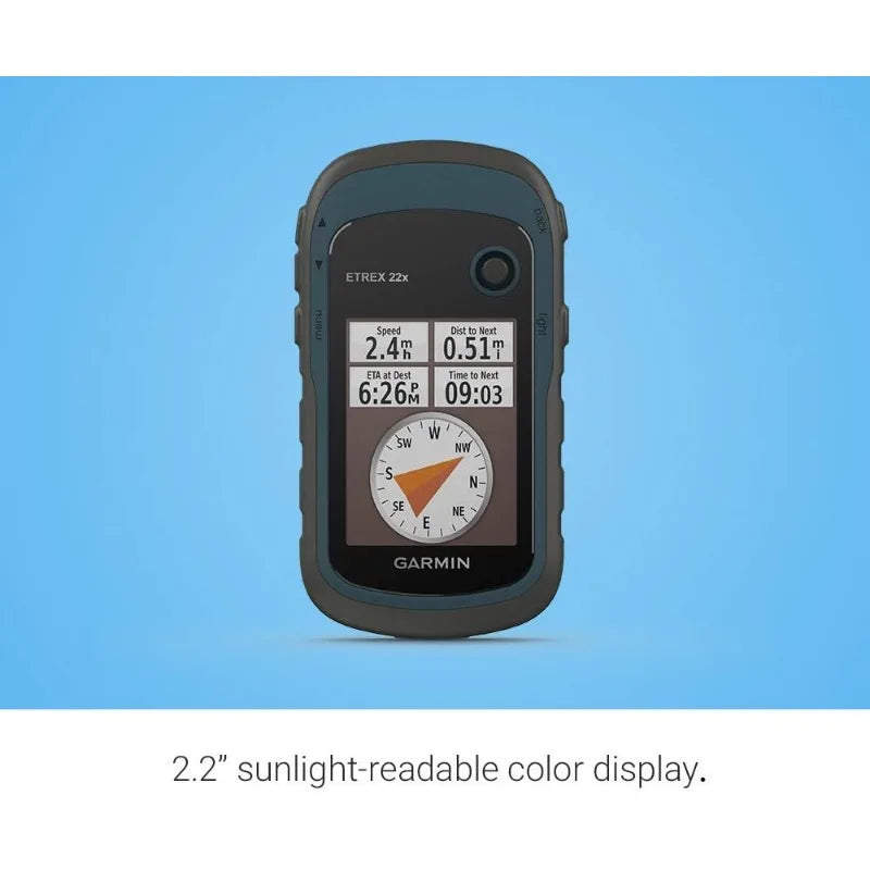 eTrex 22x, Rugged Handheld GPS Navigator (Renewed)