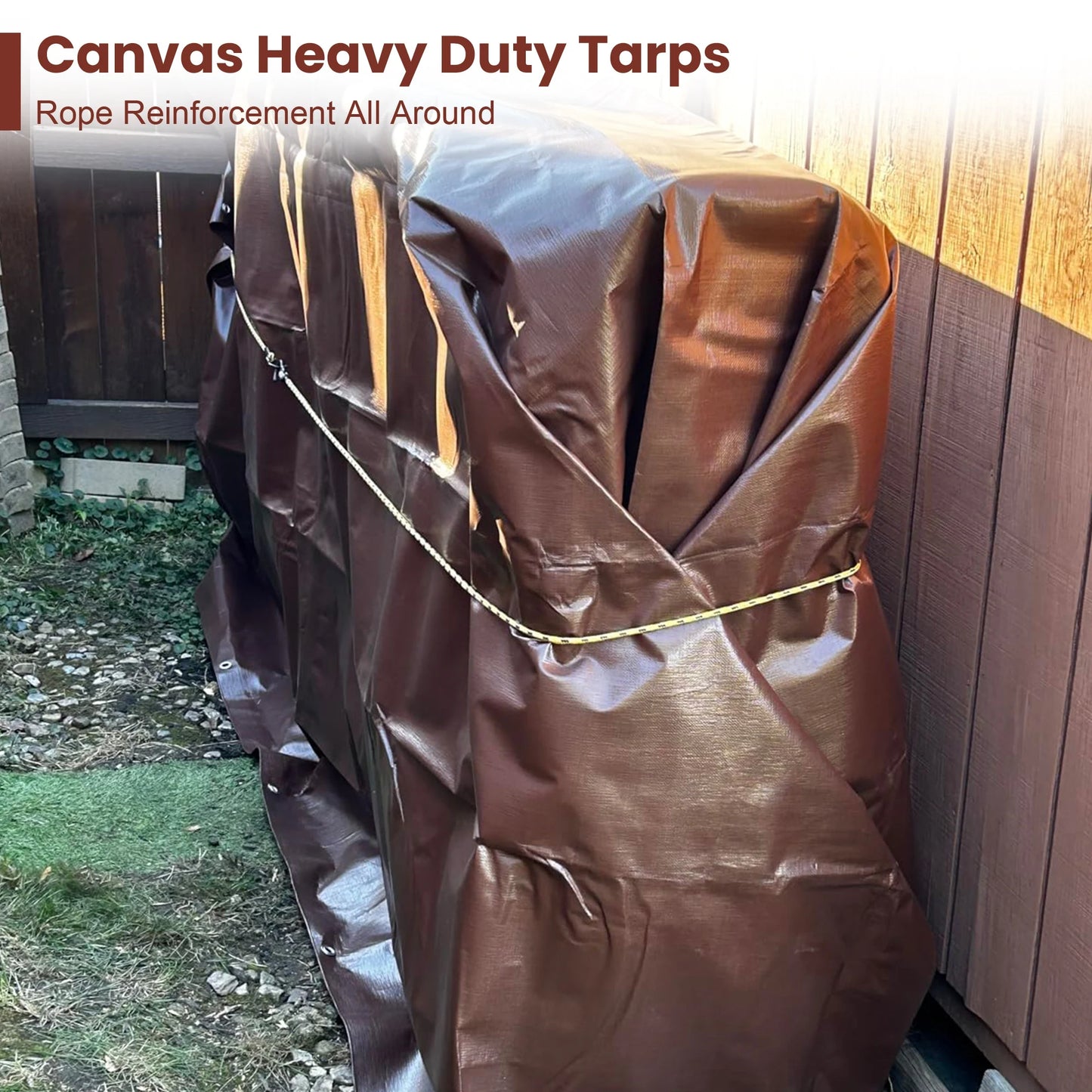 12 X 20ft Heavy Duty Tarp Waterproofing Anti Abrasion