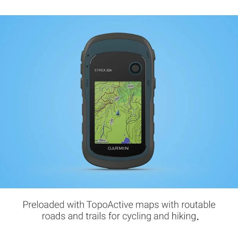 eTrex 22x, Rugged Handheld GPS Navigator (Renewed)