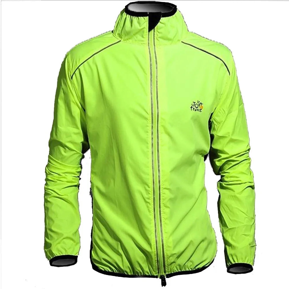 Men's Rain Jacket Waterproof Windbreaker Running Cycling