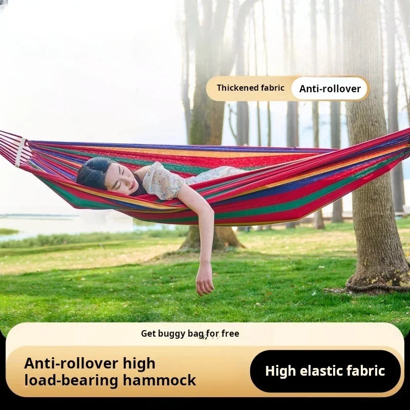 Hammock Anti-Flip Design Tree-Friendly Straps
