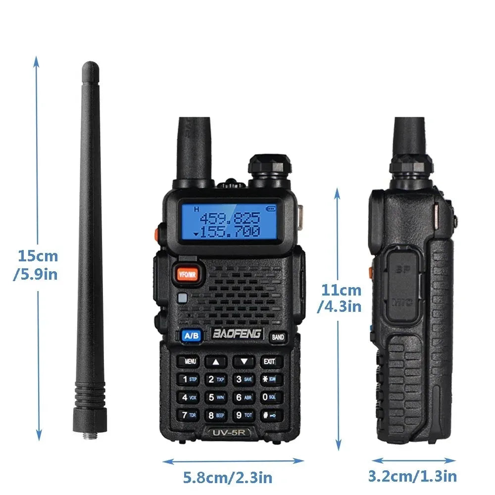 5W 8W High Power Portable Walkies Talkies