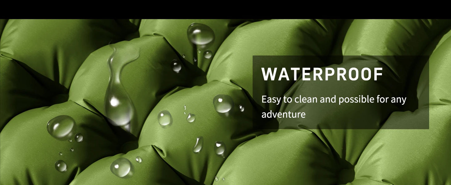 2 Person Inflatable Mattress, Built-in Foot Pump