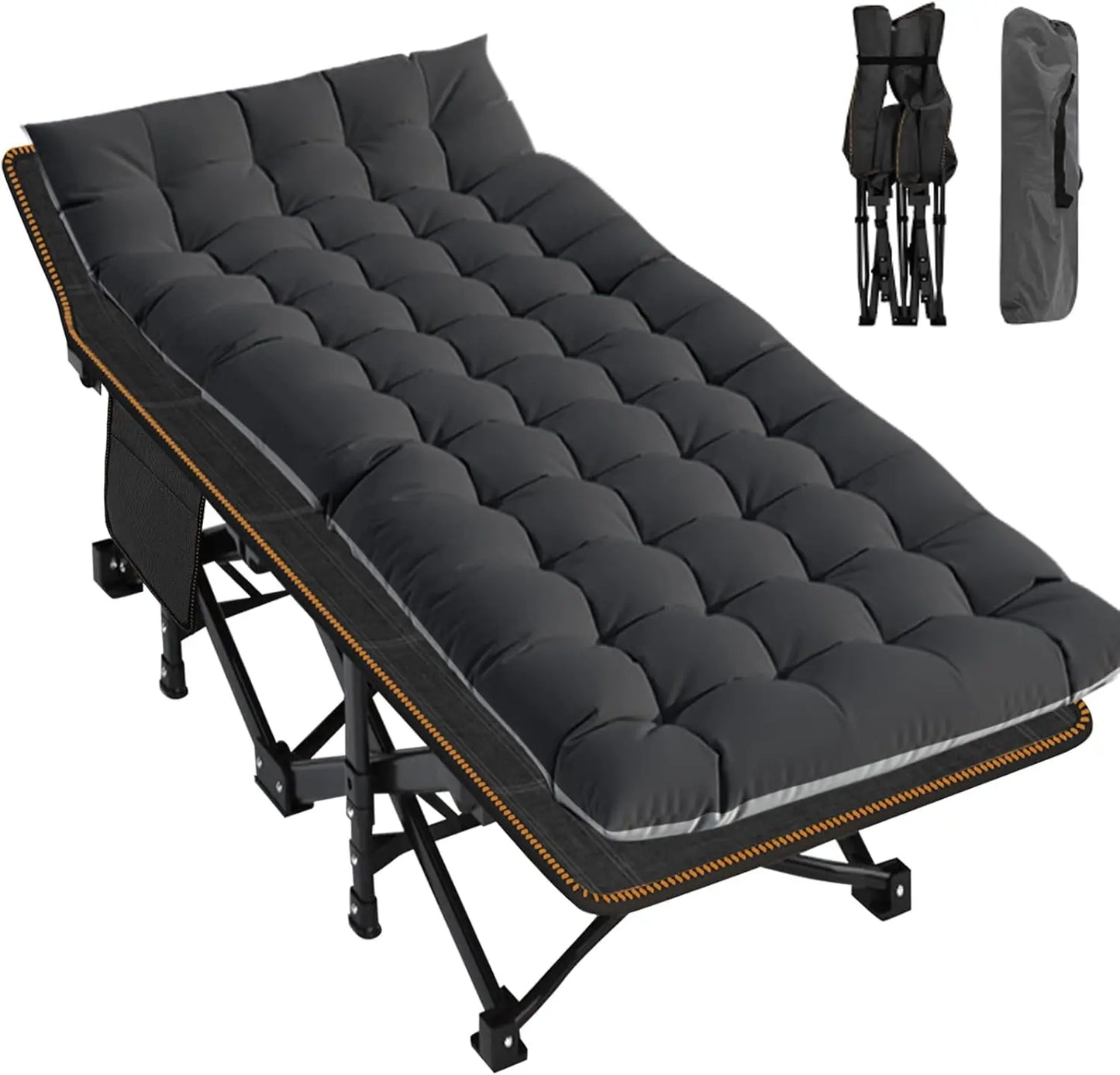 Heavy Duty Sleeping Cots with Carry Bag,