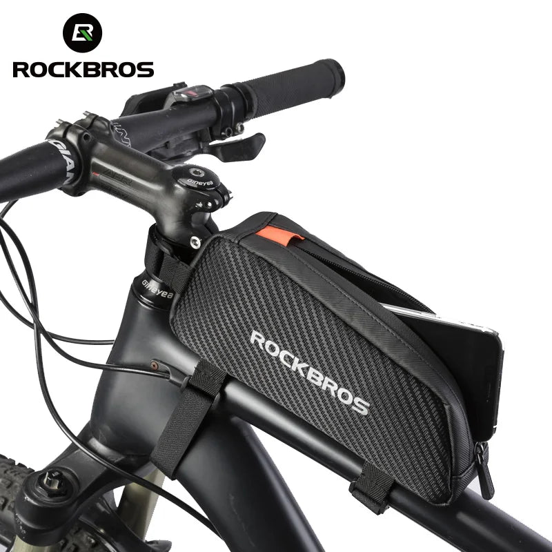 ROCKBROS Front Bike Bags Reflective Frame Tube