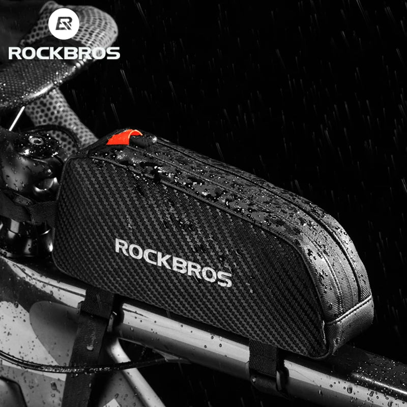 ROCKBROS Front Bike Bags Reflective Frame Tube
