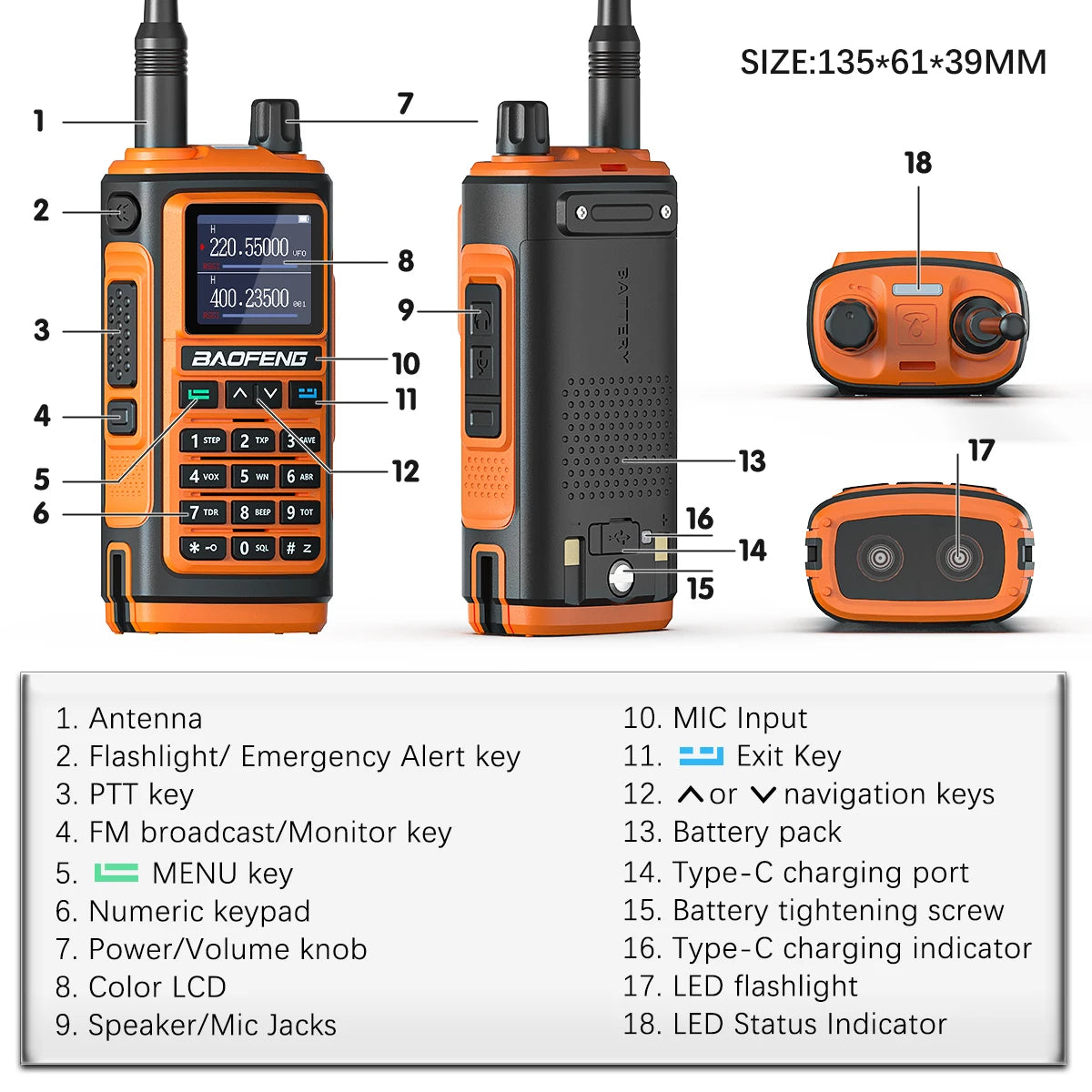 Baofeng UV-17R Long Range Two Way Radio