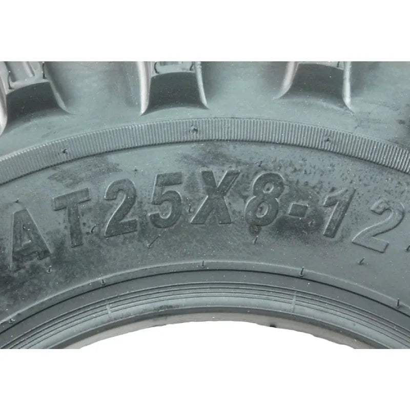 4 ATV/UTV 2/25x8-12 Front : 2/25x10-12 Rear