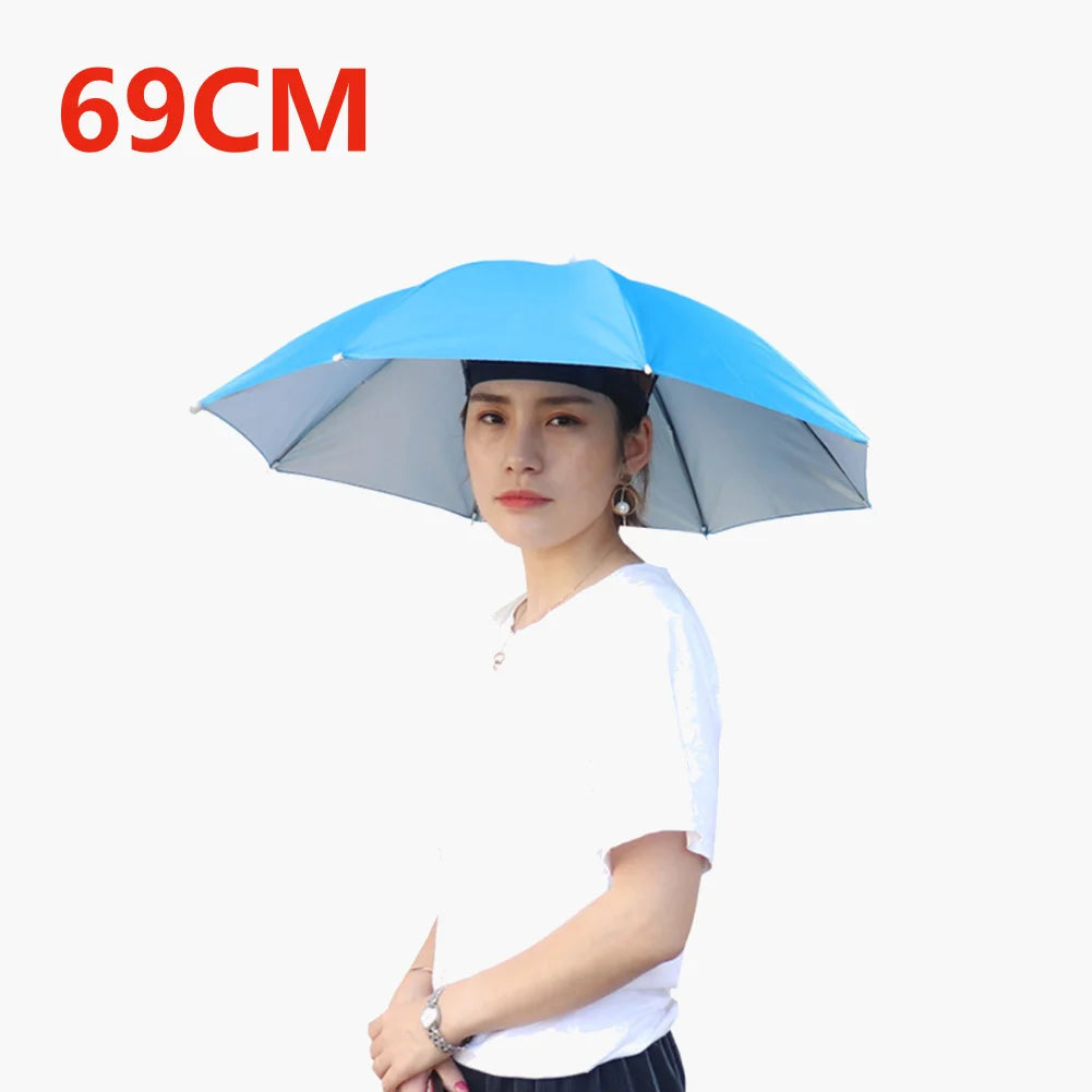 Outdoor Caps Umbrella Hat Foldable Sunshade Headwear