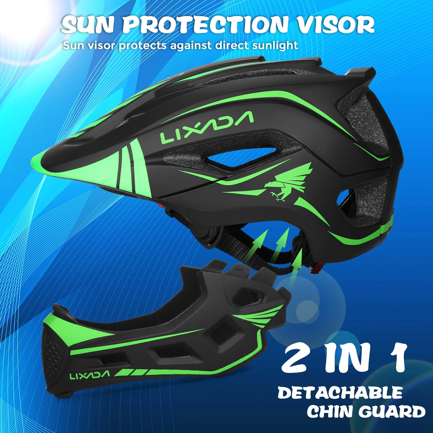Child Sports Safety Protection Full Face Helmet