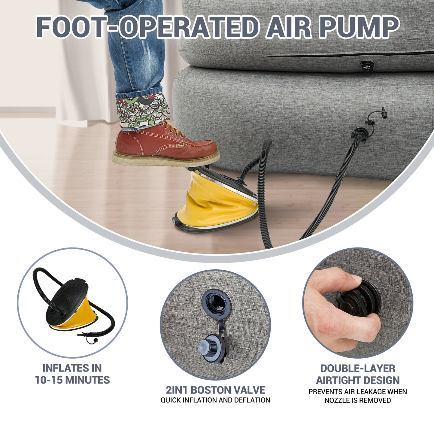 KingCamp Portable Double Air Couch,