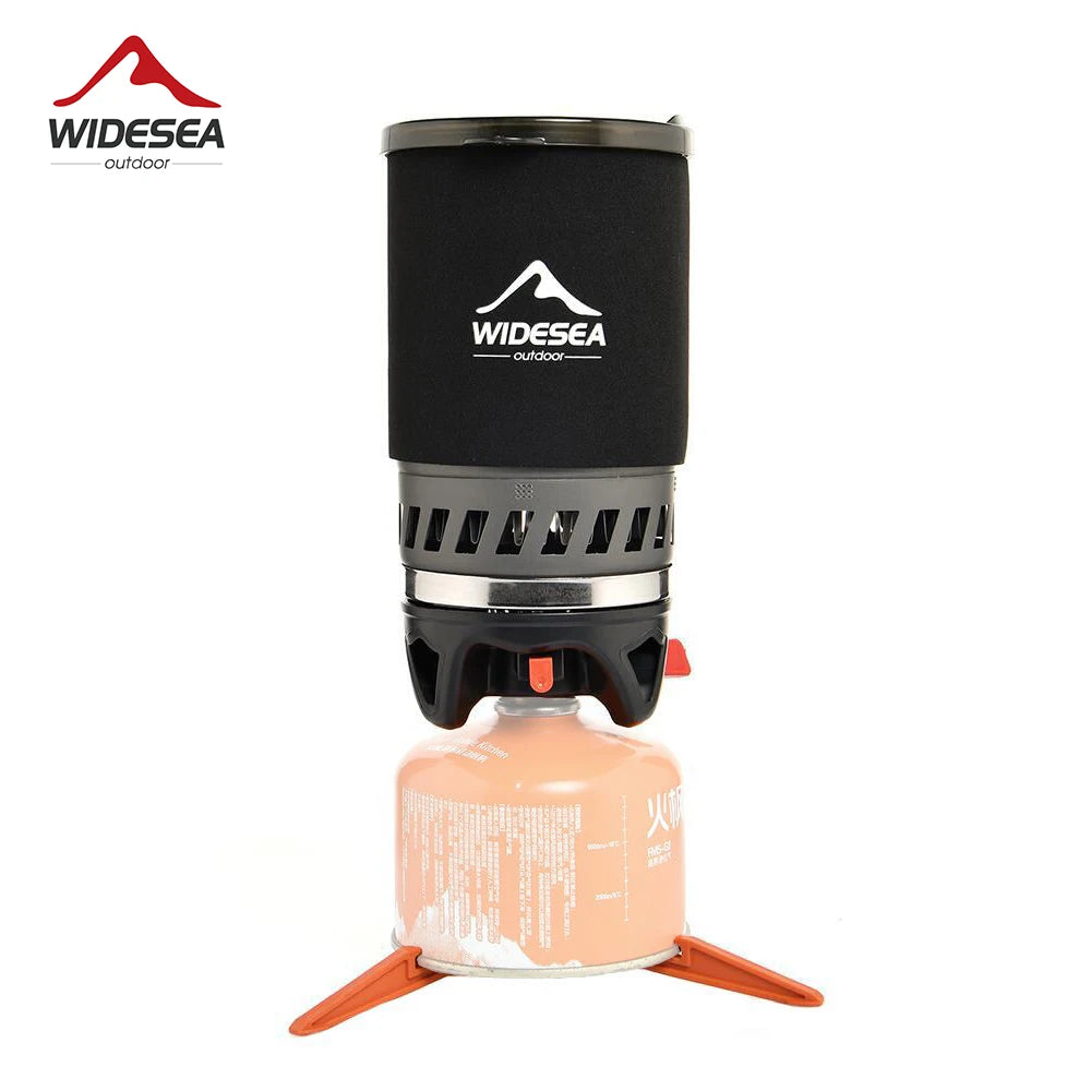 Outdoor Gas Stove Burner with Heat Exchanger