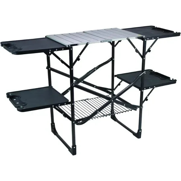 Cook Station Kitchen Table, Heat Resistant Tabletop