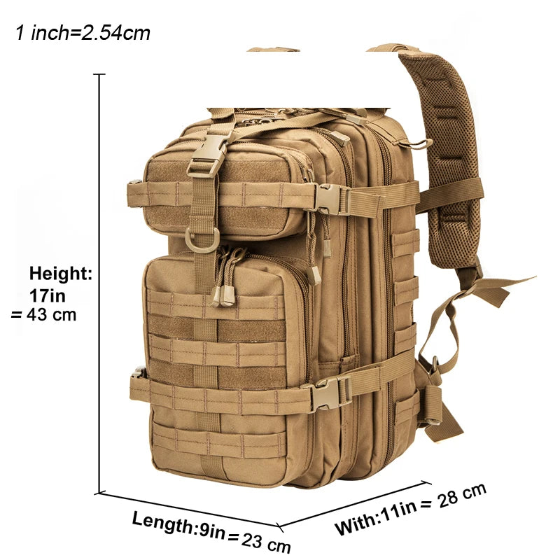 30L Lightweight Backpack Daypack Hiking Camping Travel