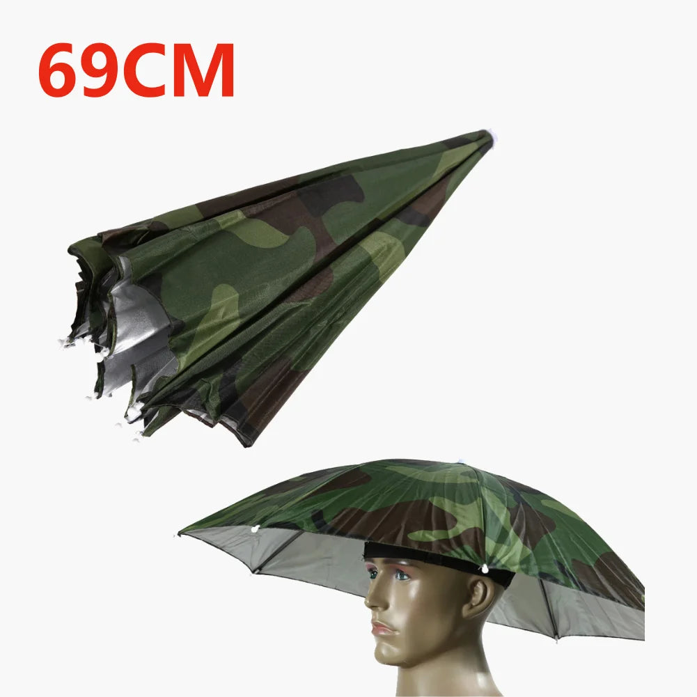 Outdoor Caps Umbrella Hat Foldable Sunshade Headwear