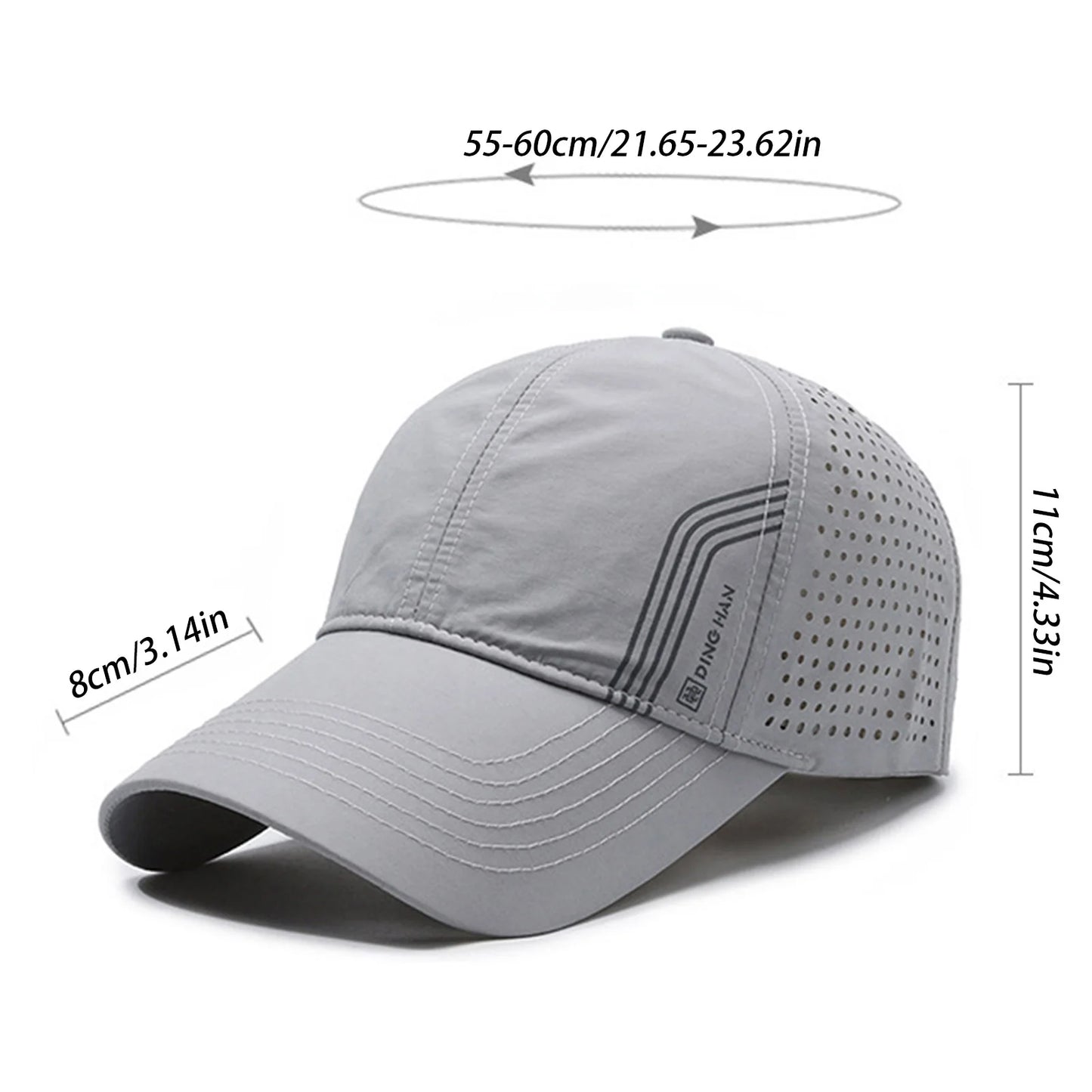 Baseball Caps Breathable Mesh Sports Casual Visors