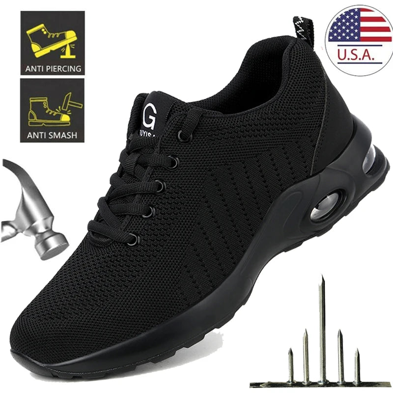 Men Steel Toe Indestructible Work Hiking shoes