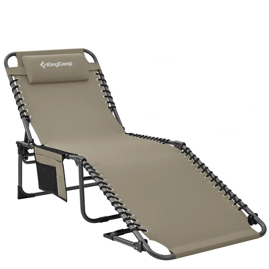 5-Position Lounge Chair, w/Side Pocket, Storage Bag