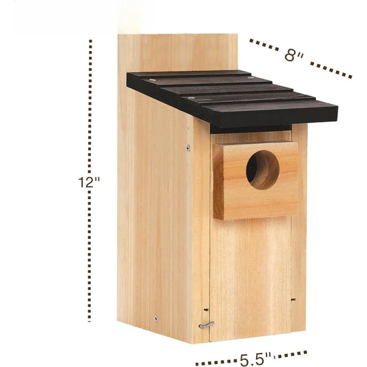Bird Products CWH3 Cedar Bluebird Box House