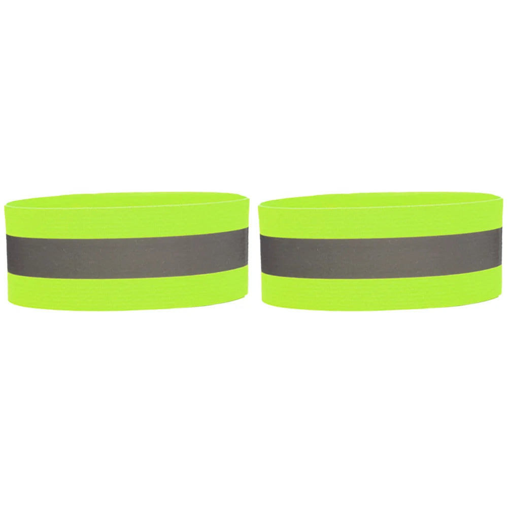 1-10PC Reflective Bands Elastic Armband Wristband Ankle