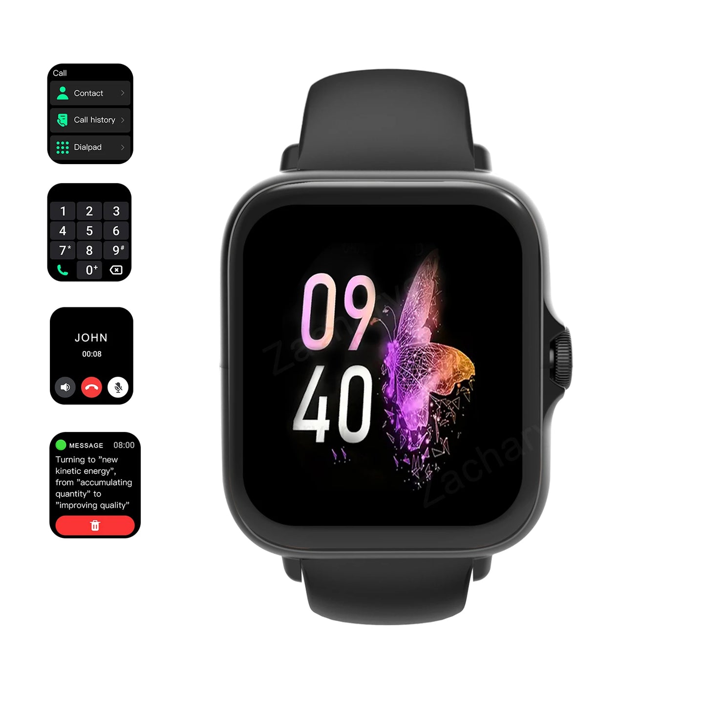 Smartwatch Bluetooth Call Android iPhone Fitness Tracker