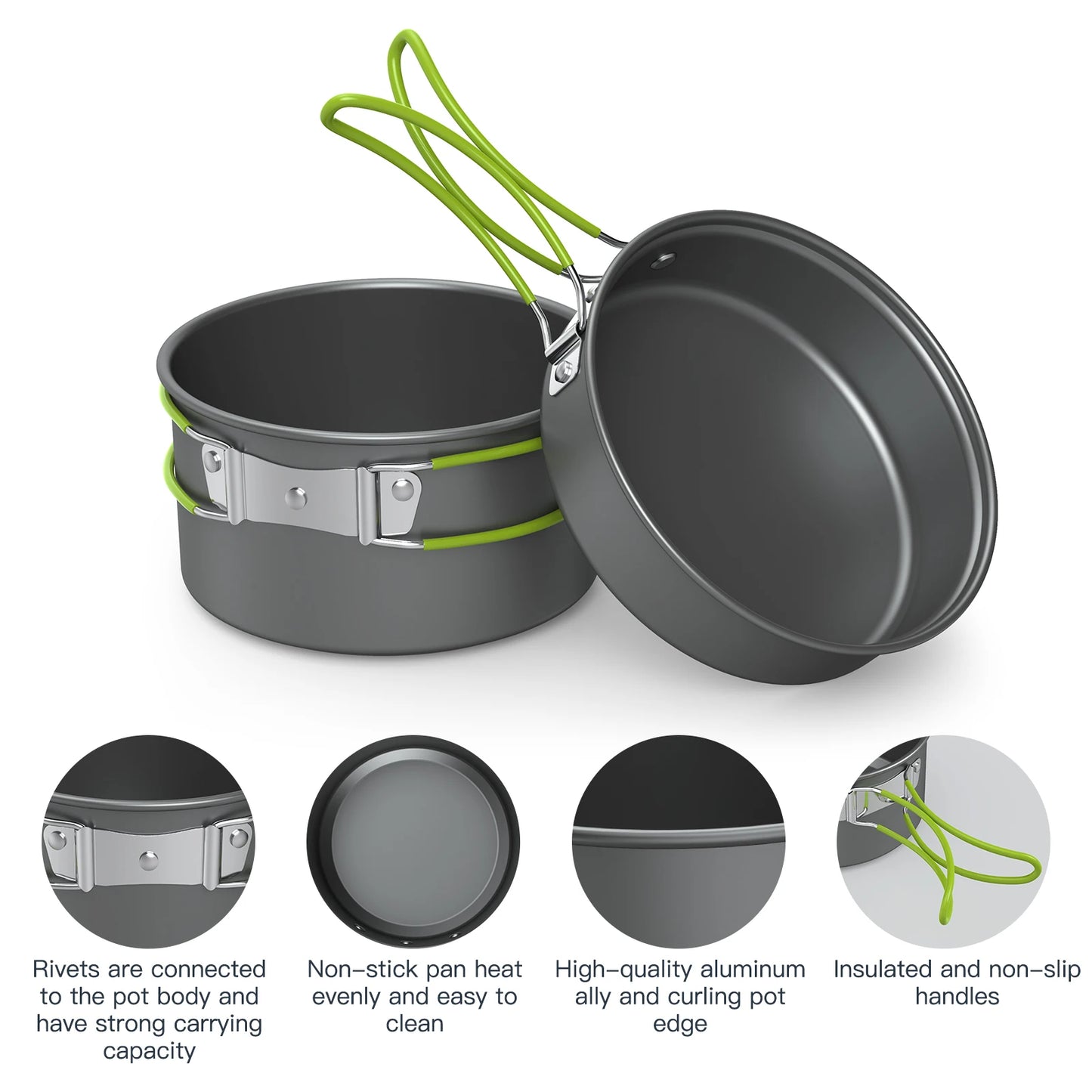 Camping Cookware, Travel Tableware, Outdoor Picnic Set