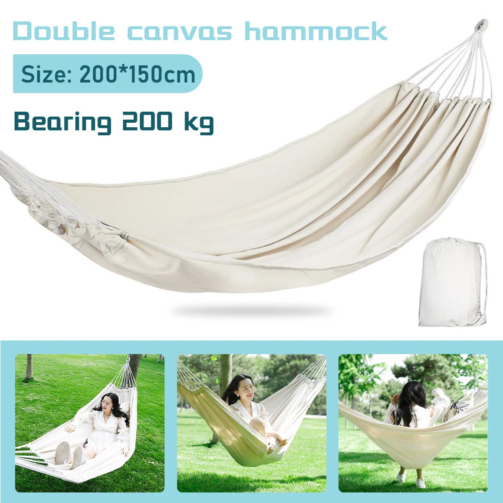 Camping Hammock, Double Chair Swing, Rollover Prevention