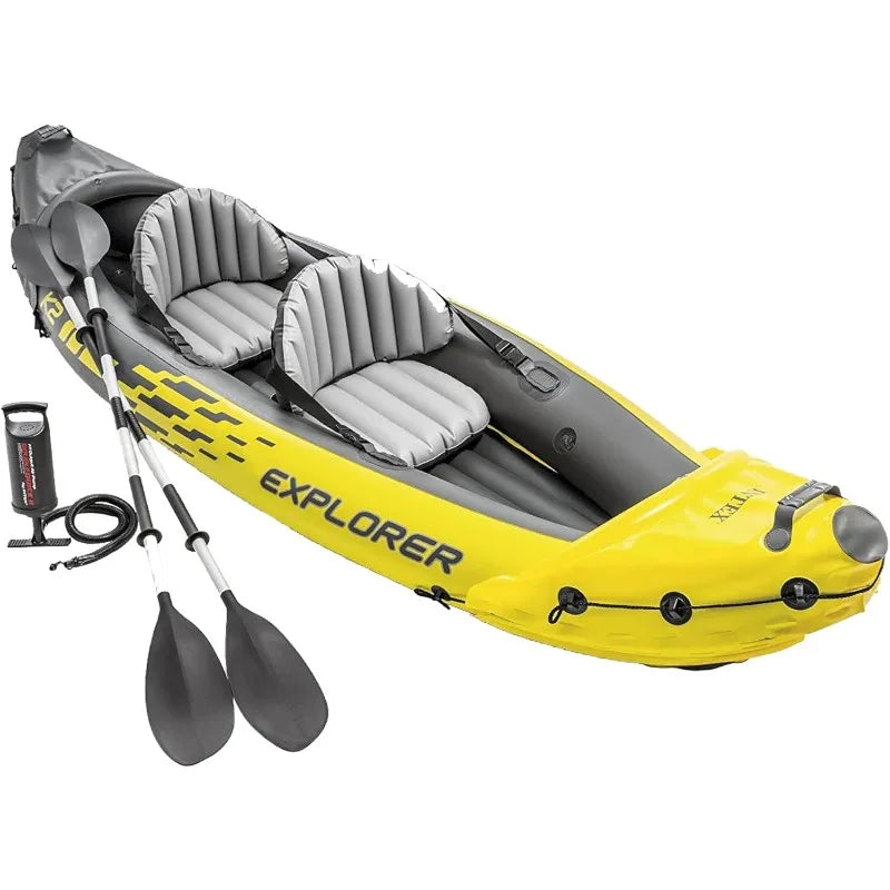2 Sets; 2 person Inflatable K2 Kayaks