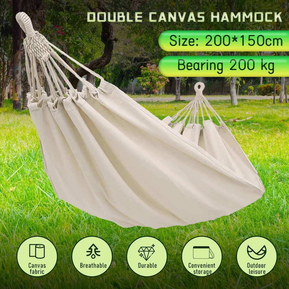Camping Hammock, Double Chair Swing, Rollover Prevention