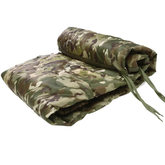 Poncho Liner Camouflage Water Repellent Quilted Blanket