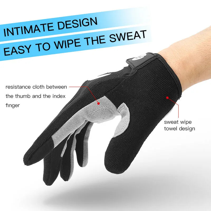 Cycling Gloves, Touchscreen, Padded Anti-Slip Grips