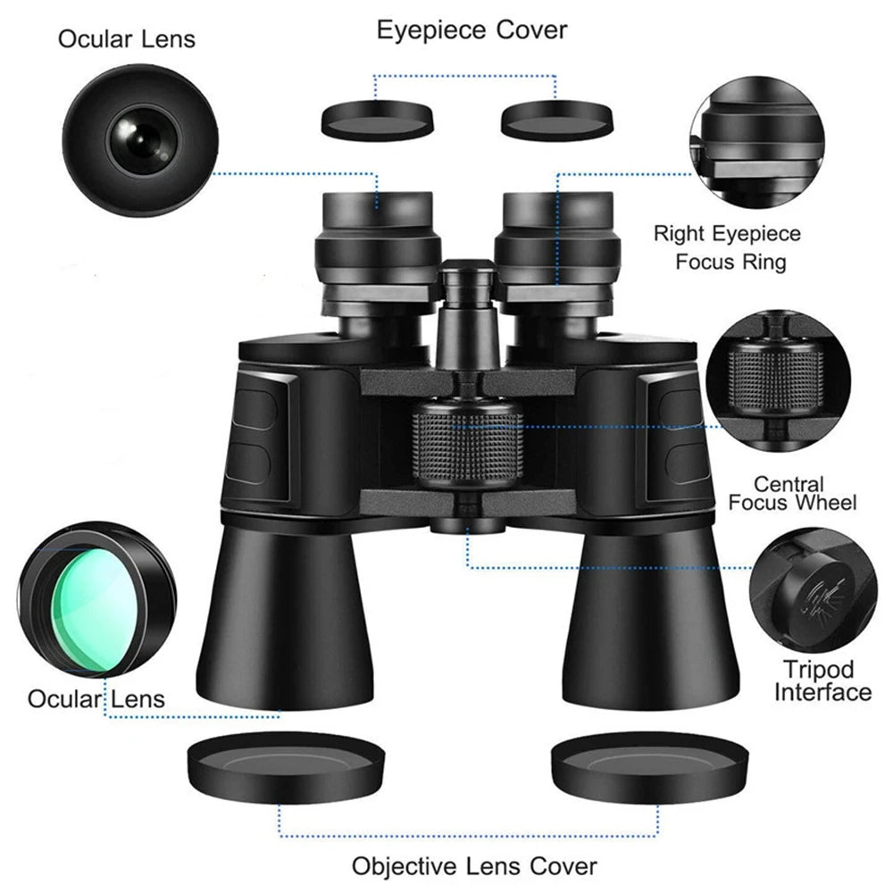 10-180x100 Zoom Telescope HD Big Eyepiece Binocular