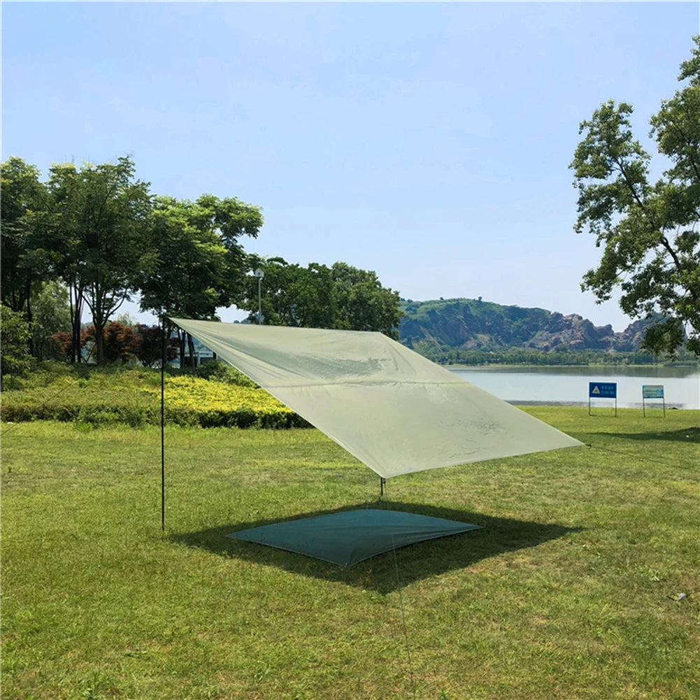 Telescopic Tent Pole Adjustable Tarp Aluminium Alloy