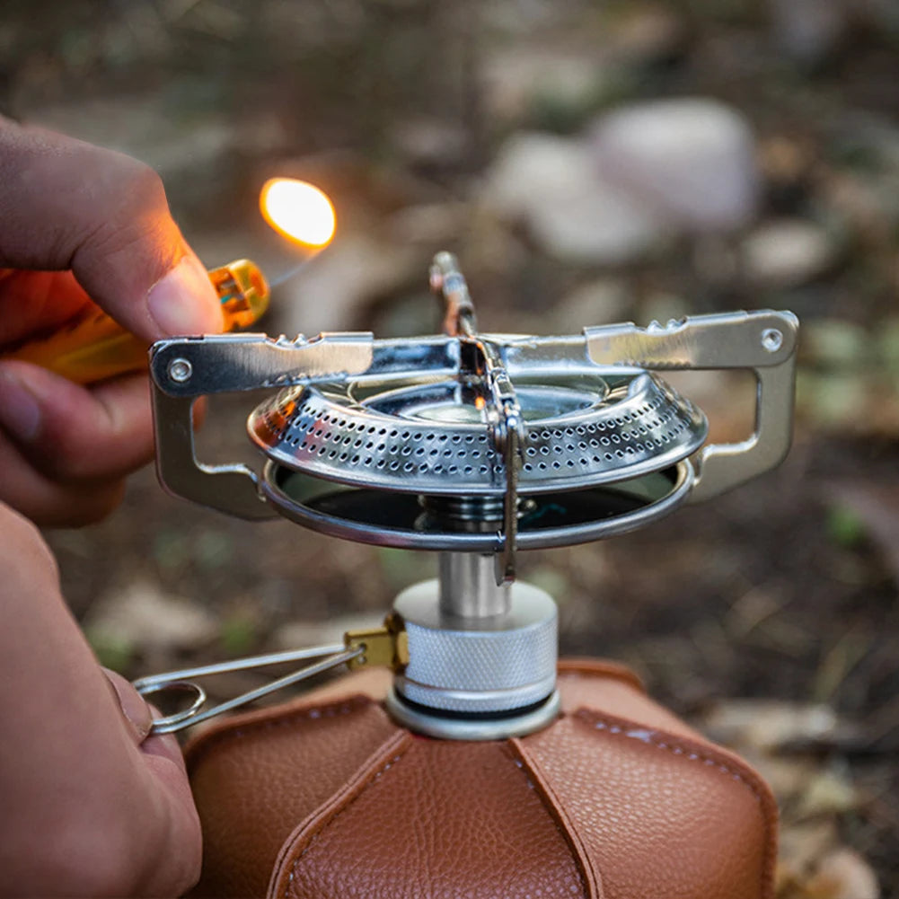 Small Gas Camping Stove with Storage Bag