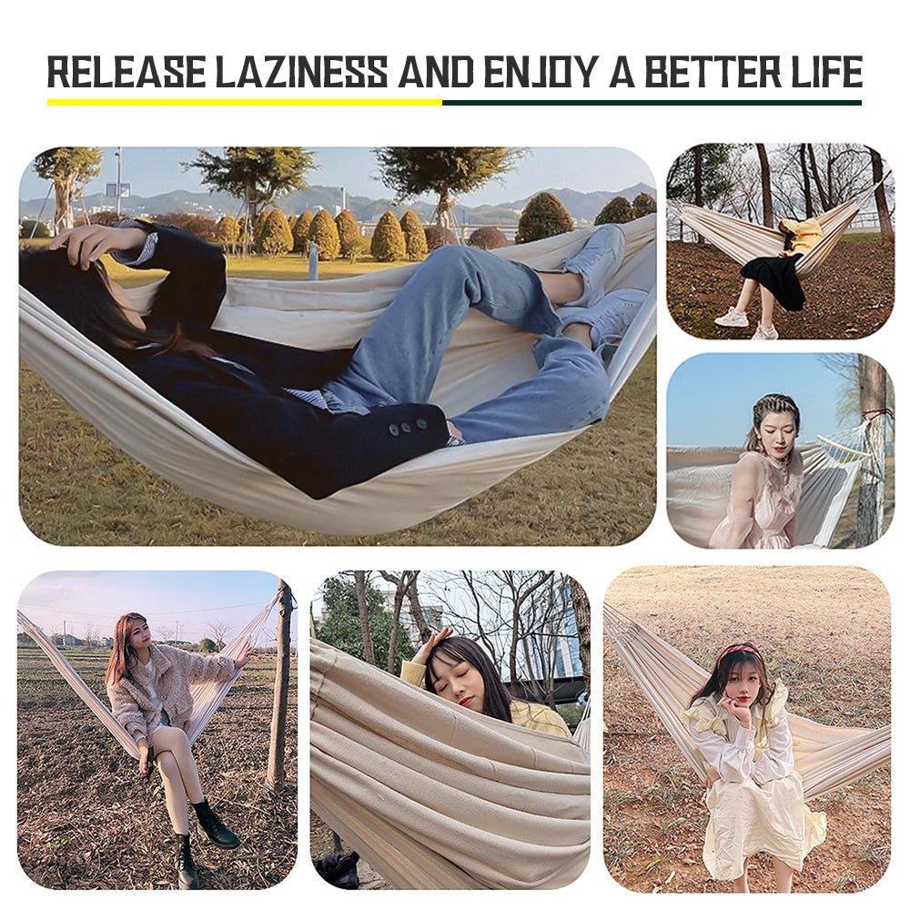 Camping Hammock, Double Chair Swing, Rollover Prevention